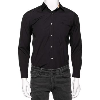 推荐Burberry Black Cotton Button Front Shirt XS商品