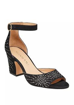 product Maxine Embellished Suede Heel Sandals image
