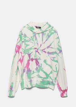 amiri卫衣真假, AMIRI | AMIRI White Core Logo Tie Dye Hoodie商品图片 5折