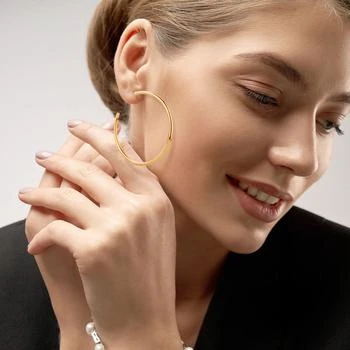 FASHNZFAB | 14K Gold Dipped Classic Hoop Earrings - Gold,商家Premium Outlets,价格¥201
