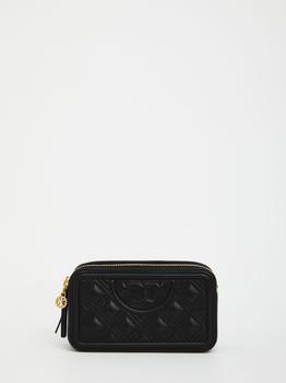 tory burch fleming真假, Tory Burch | Black Fleming mini bag商品图片 7.2折