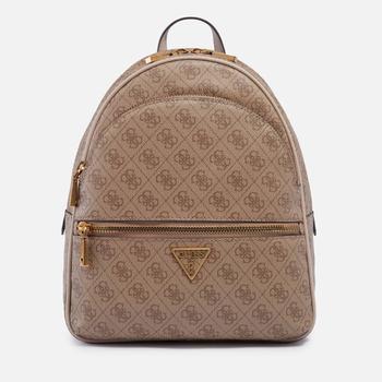 推荐Guess Women's Manhattan Large Backpack - Latte Logo商品