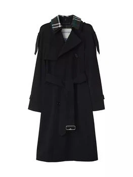 Burberry | Double-Breasted Belted Trench Coat,商家Saks Fifth Avenue,价格¥22429