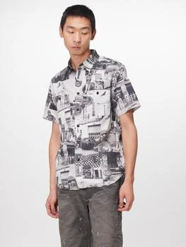 RRL | Photo-print cotton short-sleeved shirt,商家MATCHES,价格¥1542