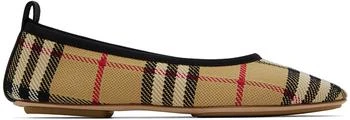 Burberry | Beige Vintage Check Ballerina Flats 