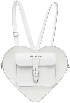 推荐White Heart Shaped Leather Backpack商品