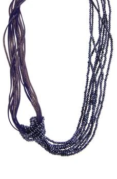 SAACHI | Knotted Chain Layered Statement Necklace,商家Nordstrom Rack,价格¥188