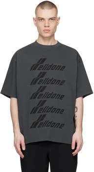 推荐Gray Printed T-Shirt商品
