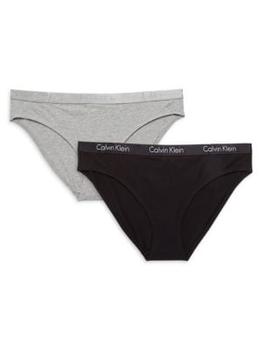 商品Calvin Klein | 2-Pack Stretch-Cotton Bikini Panties,商家Saks OFF 5TH,价格¥114图片
