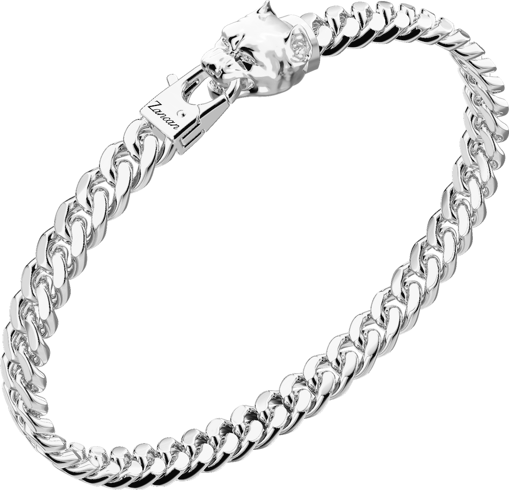 商品Zancan | Silver curb chain bracelet,商家Zancan Gioielli,价格¥2052图片