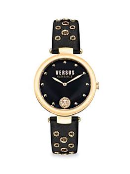 Versus Versace | Los Feliz 34MM Stainless Steel & Leather-Strap Watch商品图片,5折
