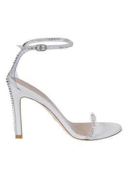 stuart weitzman凉鞋代购, Stuart Weitzman | Stuart Weitzman Women's White Other Materials Sandals商品图片 