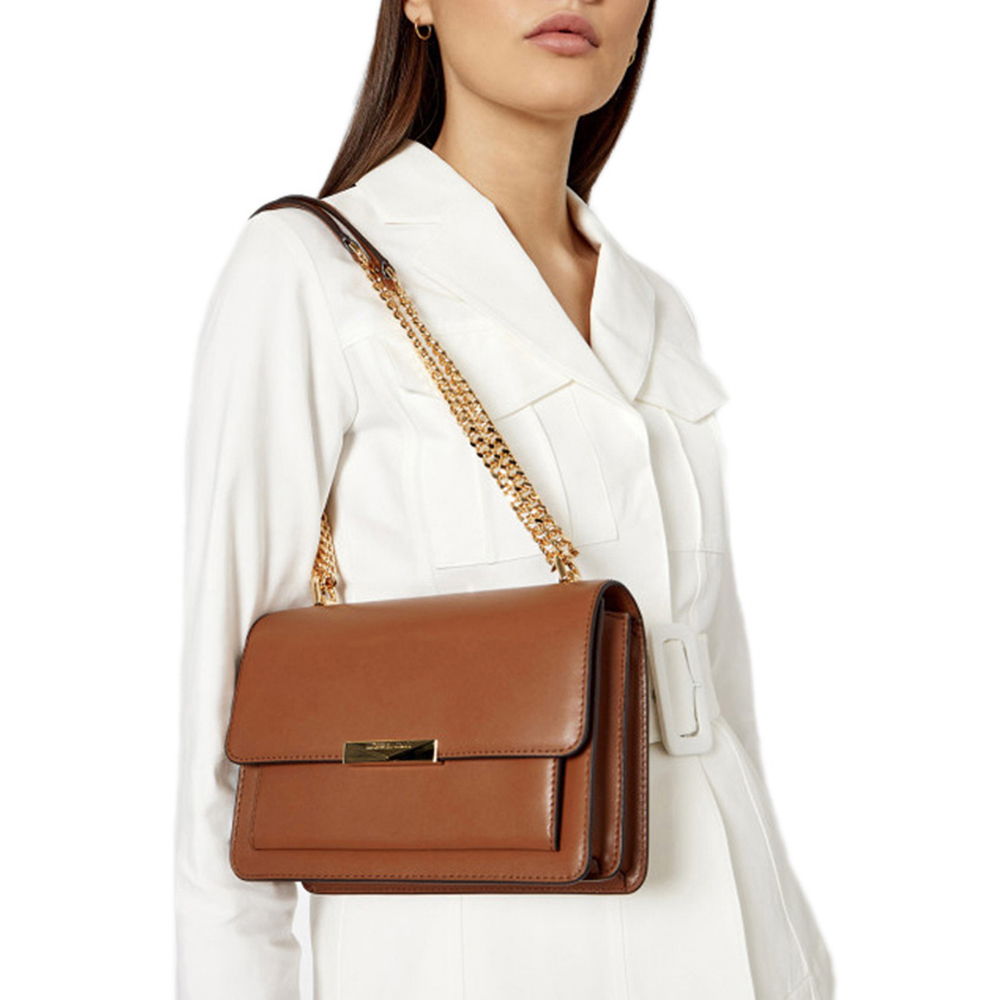 michael kors bradshaw单肩包, Michael Kors | MICHAEL KORS 女士棕色链条单肩包 30S9GJ4L9L-LUGGAGE商品图片 独家减免邮费