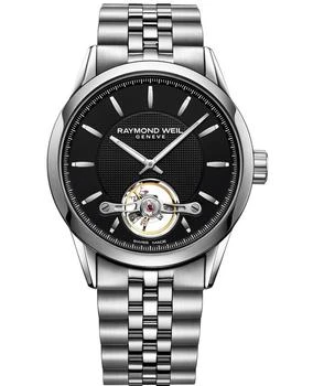 推荐Raymond Weil Freelancer Automatic Black Dial Stainless Steel Men's Watch 2780-ST-20001商品