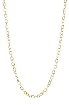 商品14K Yellow Gold Oval Chain Link Necklace图片