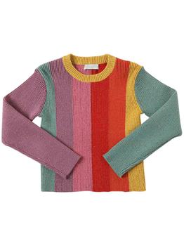 Stella McCartney | Lurex & Cotton Blend Knit Sweater商品图片,