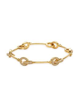 商品Orsina 18K Yellow Gold & Diamond Bracelet图片