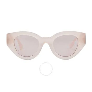 推荐Meadow Light Pink Oval Ladies Sunglasses BE4390F 4060/5 47商品