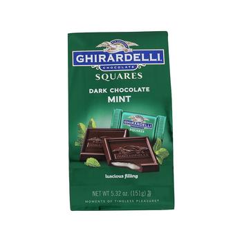 商品Ghirardelli Nature's | Ghirardelli Dark Chocolate Mint Squares  - Case of 6 - 5.32 OZ,商家Macy's,价格¥317图片