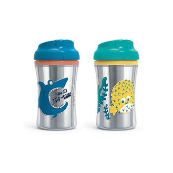 商品NUK | Insulated Cup-like Rim Sippy Cup, 10 oz., 2 Pack, Blue,商家Macy's,价格¥90图片