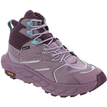 推荐Hoka One One Womens Anacapa Mid GTX Leather Fitness Hiking Shoes商品