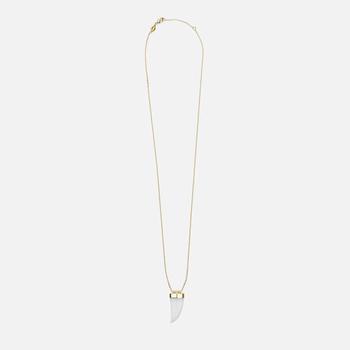 推荐Anni Lu Women's Jaws Small Wave Necklace - Gold商品