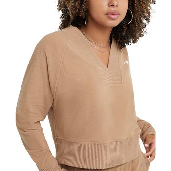 商品CHAMPION | Women's Soft Touch Ribbed Mix Pullover,商家Macy's,价格¥279图片
