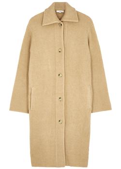 Vince | Sand brushed-knit coat商品图片,额外7.5折, 额外七五折