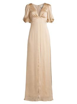 商品Sachin & Babi | Alli Puff-Sleeve Satin Gown,商家Saks Fifth Avenue,价格¥1547图片