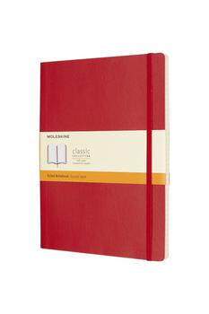 推荐Moleskine Classic XL Soft Cover Ruled Notebook (Scarlet) (One Size)商品