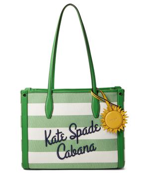 kate spade tote单肩包, Kate Spade | Market Cabana Canvas Medium Tote商品图片 5折