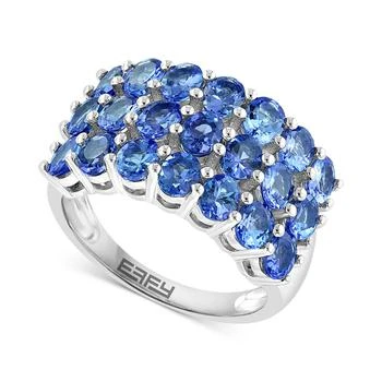 Effy | EFFY® Tanzanite Matrix Cluster Ring (2-5/8 ct. t.w.) in Sterling Silver,商家Macy's,价格¥1310