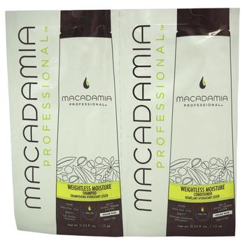 商品Macadamia Natural Oil | Macadamia U-HC-10688 2 x 0.34 oz Unisex Professional Weightless Moisture Shampoo & Conditioner,商家Premium Outlets,价格¥115图片