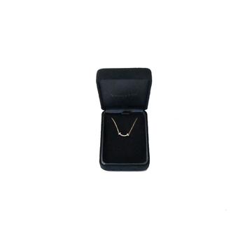 商品Tiffany Mini Smile Pendant Necklace Yellow Gold Diamond图片