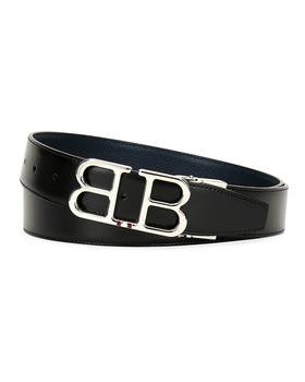 推荐Men's Britt B-Buckle Belt - Chrome Hardware商品