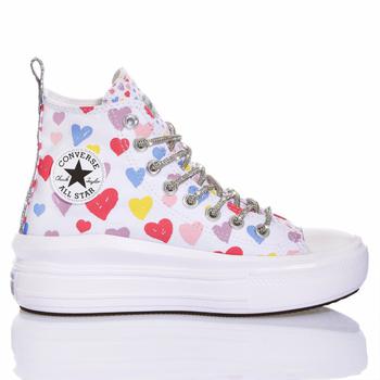 推荐Converse Women's White Fabric Sneakers商品