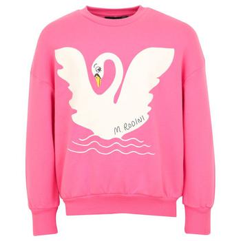 推荐Pink Swan Motif Sweatshirt商品