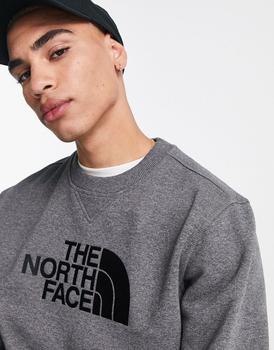 推荐The North Face Drew Peak sweatshirt in grey商品