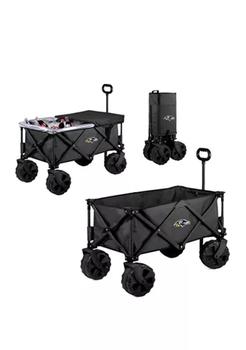 商品ONIVA | NFL Baltimore Ravens Adventure Wagon Elite All Terrain Portable Utility Wagon,商家Belk,价格¥5382图片