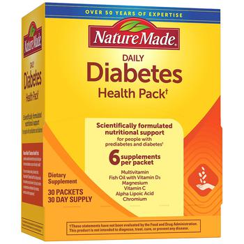 商品Nature Made | Daily Diabetes Health Pack,商家Walgreens,价格¥173图片