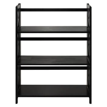 Casual Home | Montego 3-Shelf Folding Bookcase -Black,商家Premium Outlets,价格¥786