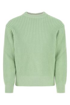 美国ami毛衣, AMI | Pastel green cotton blend sweater Nd Ami Uomo商品图片 5折