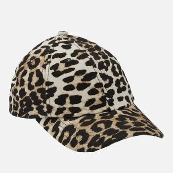 推荐Ganni Women's Organic Cotton Cap - Leopard商品