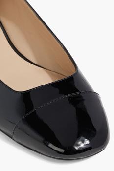 The Row Leather Square-Toe Ballet Flats - Single Shoes - Free