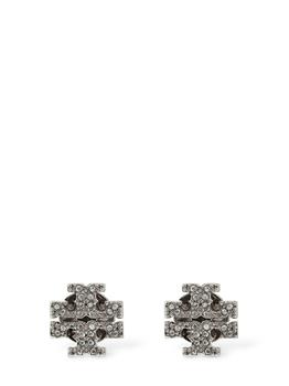 Tory Burch | Kira Pavé Small Stud Earrings商品图片,额外7.5折, 额外七五折