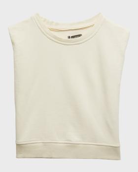 推荐Girl's Muscle Tee Sweatshirt Vest, Size S-L商品