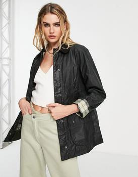 Barbour推荐, Barbour | Barbour Beadnell wax jacket in black商品图片 