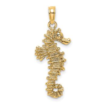 商品Macy's | Sea Horse Pendant in 14k Yellow Gold,商家Macy's,价格¥3800图片