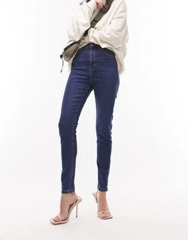 Topshop | Topshop enhancing Jamie jeans in mid blue 3.5折, 独家减免邮费
