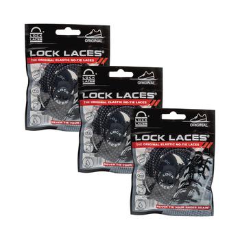 商品LOCK LACES | Lock Laces®  Original No-Tie Shoelaces 3-Pack,商家Zappos,价格¥151图片